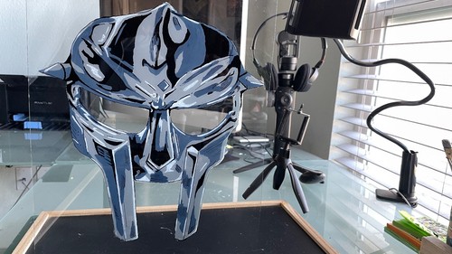Quadro maschera doom su - maschera, mf
