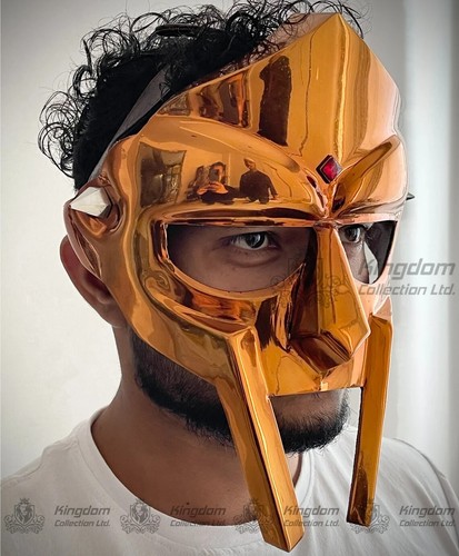 Premium golden doom mask - mf,