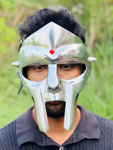Maschera doom alluminio - mf,